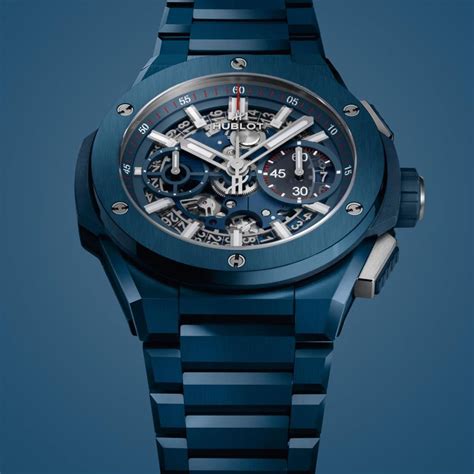 hublot big bang integral blue ceramic|hublot big bang original steel.